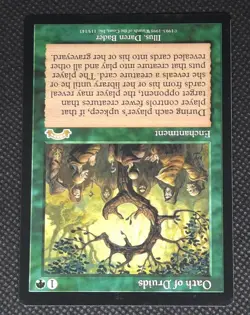 MTG Oath of Druids - Exodus - Rare - Vintage Magic The Gathering NM - Image 2