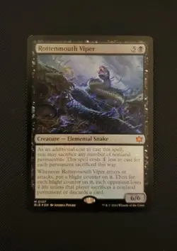 Rottenmouth Viper - Bloomburrow - Foil - #107 MTG Magic The Gathering - Image 1