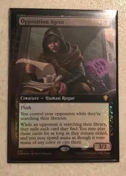 MTG: Opposition Agent - Extended Art FOIL - Commander Legends - NM - Commander - Image 1