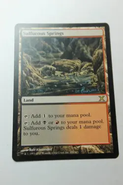 MTG Sulfurous Springs x1- -Tenth Edition-Lightly Played - Image 1