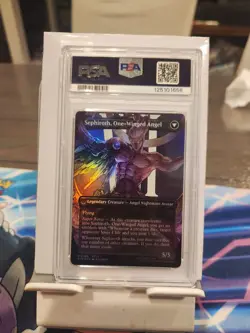 Magic the Gathering Final Fantasy Sephiroth Fabled Soldier Borderless Foil psa10 - Image 2