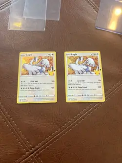 Lugia 22/25 Holo Rare Pokemon TCG Lot Celebrations 25th Anniversary X2 - Image 1