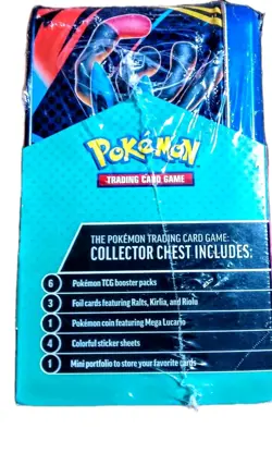 Pokemon 2025 Fall Mega Collector Chest Tin Box - 6 Packs & 3 Foil Cards - Image 3