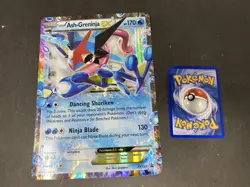 Pokemon TCG Ash-Greninja EX XY Black Star Promo XY133 Holo Card TCG JUMBO - Image 1