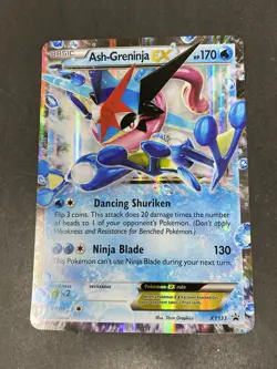 Pokemon TCG Ash-Greninja EX XY Black Star Promo XY133 Holo Card TCG JUMBO - Image 2