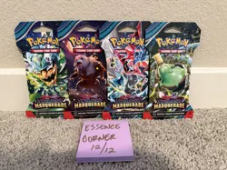 Pokemon Twilight Masquerade Sleeved Booster Pack Art Set Scarlet & Violet - Image 1