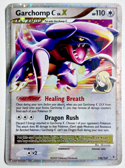 Garchomp C Lv.X 145/147 Supreme Victors Holo Pokemon Card 2009 - Image 1