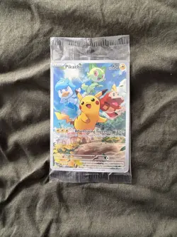 Pokemon Pikachu SVP 027 Scarlet & Violet Paldea Evolved ETB Promo SEALED - Image 1