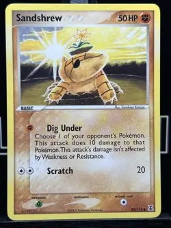 Sandshrew 82/113 Delta Species Pokemon Regular 2005 NM - Image 3