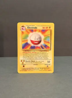 Pokemon Base Set Electrode Non Holo - Lightly Played LP - Vintage 21/102 - Image 1