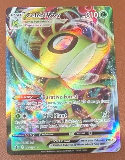 Pokemon TCG - Celebi VMAX - 008/198 - Ultra Rare Chilling Reign NM/M Pack Fresh - Image 1
