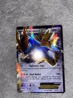 POKEMON PLASMA STORM COBALION EX HALF ART NEAR MINT 93/135 - Image 1