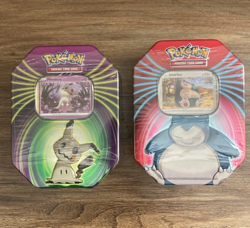 Brand New/Factory Sealed ~ Pokemon TCG's ~ Mighty Mysterious ~ 2021 Tin Bundle! - Image 1