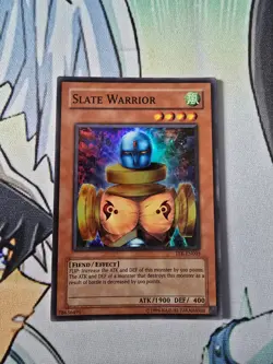 Slate Warrior TFK-EN003 Super Rare Unlimited Edition NM/LP Condition - Image 1