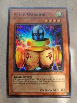 Slate Warrior TFK-EN003 Super Rare Game Promo Yugioh - Image 1