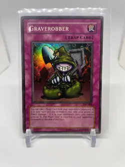 YU-GI-OH PHARAOH'S SERVANT GRAVEROBBER PSV-008 SUPER RARE HOLO - Image 1
