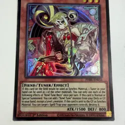 Yugioh! Kewl Tune Reco PHRE-EN033 Ultra Rare 1st Ed NM English Phantom Revenge - Image 3