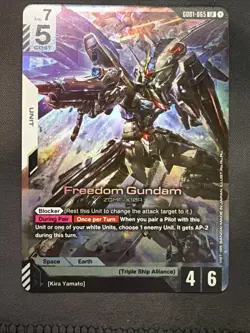 Freedom Gundam (GD01-065) (NM) - Gundam Card Game - Newtype Rising (ENG) - Image 1
