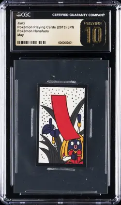 2013 POKEMON PLAYING CARDS POKEMON HANAFUDA MAY JYNX CGC 10 PRISTINE - Image 1