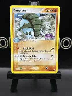 Pokemon Card Donphan 40/110 Reverse Holo Ex Holon Phantoms STAMPED - Image 2
