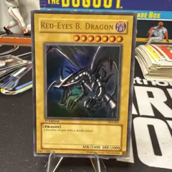 Yu-Gi-Oh Red-Eyes Black Dragon SDJ-001 1st Edition Ultra Rare Card - Image 1