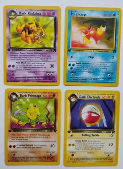 1st Edition Team Rocket Lot Of 26 Pokemon Cards Vintage WOTC - Image 4