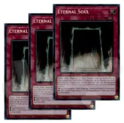 Yugioh - Eternal Soul x 3 - Limited Edition Secret Rare NM - Free Holo Card - Image 1