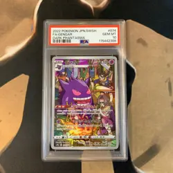 Gengar PSA 10 Dark Phantasma 074/071 Japanese Pokemon Card Gem Mint - Image 1