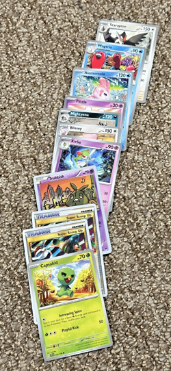 Vintage 1999 Pokemon Burger King 23K Gold Plated Cards x7 Plus Various Lot Cards - Image 4