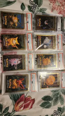 1999 Hasbro Toy Wishes Magazine RARE Pokemon Nintendo Trading Card Set Of 4 NM - Image 1