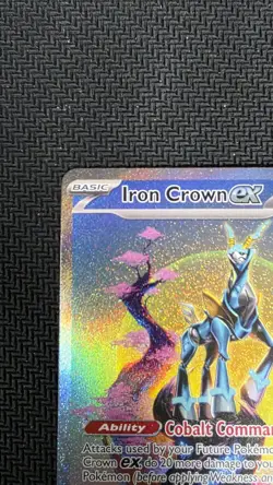 Iron Crown ex 206/162 Special Illustration Rare Temporal Forces Pokemon Card - Image 2