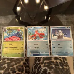 Pokemon TCG Mega Evolution lot of 3 cards. NM. Uncommon. Common - Image 1