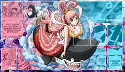 One Piece OP Playmat Princess Shirahoshi TCG CCG Playmat Custom Card Mat Game - Image 1