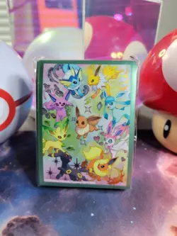 Pokemon TCG S&V Prismatic Evolutions Super Premium Collection Card Sleeves 65 Ct - Image 1