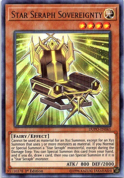 Star Seraph Sovereignty DUPO-EN061 Yu-Gi-Oh Card Light Play 1st Edition - Image 1