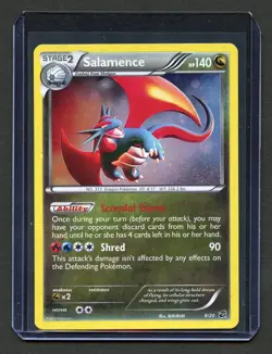 Salamence 8/20 Rare 2012 Dragon Vault Holo New Pokemon Card - Image 1