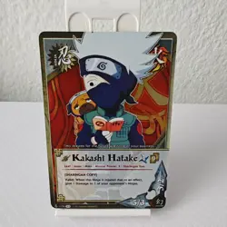 Bandai Naruto CCG Kakashi Hatake 1176 Ninja Jonin Card 2002 FOIL - Image 1