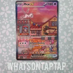 Pokemon Card Mew Ex 053 Black Star Promo Scarlet Violet Pokemon 151 UPC LP - Image 1