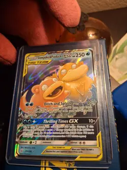 Pokemon Slowpoke & Psyduck GX Tag Team Holo Card 35/236 Unified Minds English - Image 1