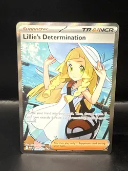 Pokemon TCG Mega Evolution Lillie’s Determination Full Art Trainer Card 169/132 - Image 1