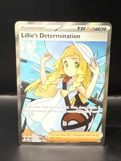 Pokemon TCG Mega Evolution Lillie’s Determination Full Art Trainer Card 169/132 - Image 2
