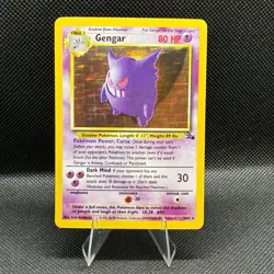 (NM) Gengar #5/62 Holo Rare 1999 Fossil Unlimited Vintage Pokemon Card - Image 1