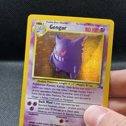 (NM) Gengar #5/62 Holo Rare 1999 Fossil Unlimited Vintage Pokemon Card - Image 3