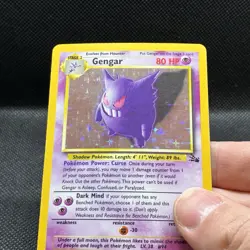 (NM) Gengar #5/62 Holo Rare 1999 Fossil Unlimited Vintage Pokemon Card - Image 5