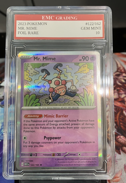 MR. MINE 122/162 RARE FOIL Pokemon 2023 Card GRADED 10 MINT TCG CCG - Image 1