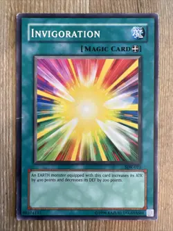 Invigoration SDK-021 - Vintage 2002 Yu-Gi-Oh! card from Kaiba Starter Deck - MP - Image 1