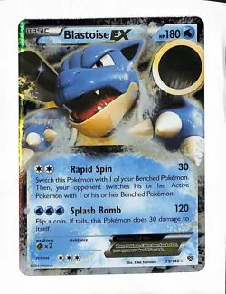 Blastoise EX 29/146 XY Base Set Ultra Rare Pokemon Card TCG - Image 1