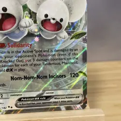 Maushold ex 155/182 Holo Shiny Pokemon TCG Card Paradox Rift 2023 NEAR MINT - Image 5