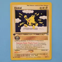 Pokemon Neo Genesis 22/111 Elekid 1st Edition 2000 Rare Non Holo LP Vintage Card - Image 1