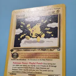 Pokemon Neo Genesis 22/111 Elekid 1st Edition 2000 Rare Non Holo LP Vintage Card - Image 3